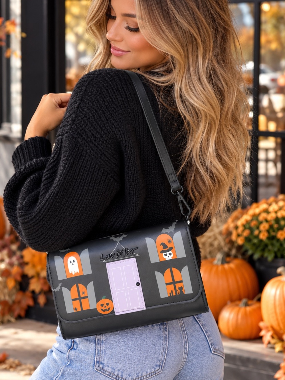 Luv Betsey - Betsey Johnson Spooky Haunted House Halloween Crossbody - NWT